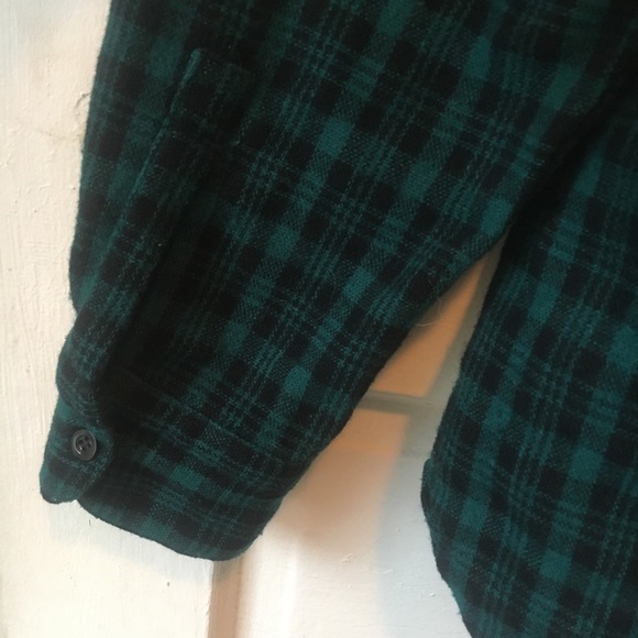 Thick woolen flannel Mens S Womens L long sleeved winter no brand tag PENDLETON? - Picture 3 of 4
